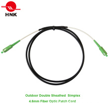 4.6mm Simplex Outdoor Duplex Sheathed Fiber Optic Patch Cable